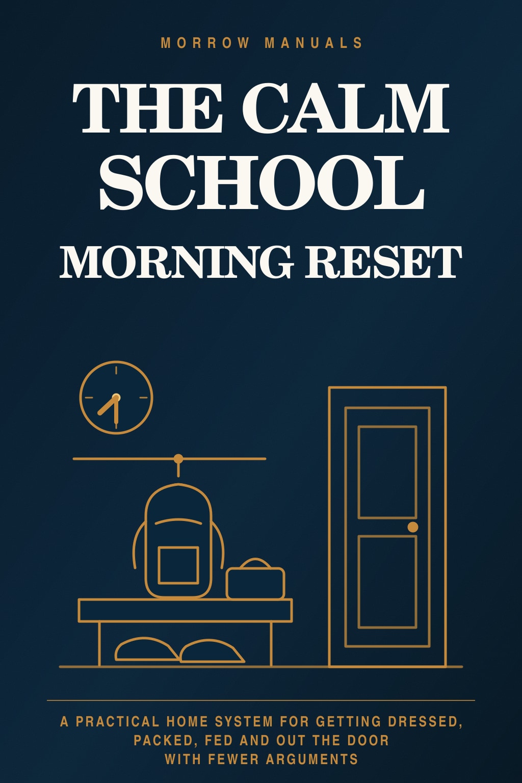 The Calm School Morning Reset cover